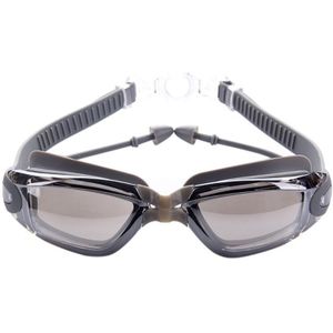 Mannen Vrouwen Professionele Siliconen Zwembril Anti-fog UV Zwemmen Bril Met Oordopje Water Sportbrillen