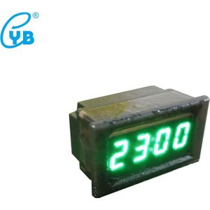 YB28T-W Waterdichte Klok Led Elektrische Wekker Digitale Thermometer Klok Datum Jaar Maand Dag Uur Minuut Tweede Timer