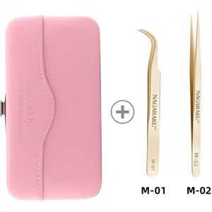 Nagaraku Wimper Extension Pincet Kit Precisie Rvs Mega Volume Fans Pick Up Wimper Toepassing Makeup Tools