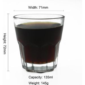 Jankng Vodka Shot Glass Cup Whisky Tumbler Whiskey Hittebestendig Kristalglas Handwerk Hoogwaardige Transparante Cup