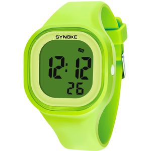 Synoke Studenten Kinderen Horloges Sport Kleurrijke Siliconen Band Digitale Horloges Wekker Led Light Kids Horloges Relgio