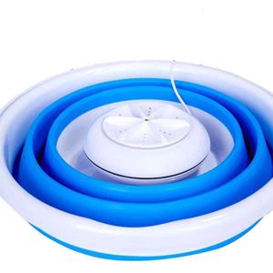 Opvouwbare Mini Wasmachine Roterende Ultrasone Turbines Washer Usb Opladen Wasserij Kleren Cleaner Voor Home Reizen
