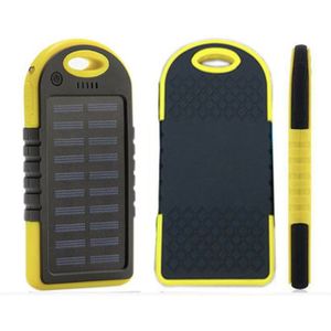 Outdoor Camping Waterdichte 5000Mah Draagbare Solar Battery Charger Telefoon