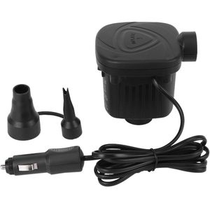 12V Car DC Electric Air Pump Outdoor Inflatable Boat Floating Bed Swimming Inflatable Mattress Pump With 2 Nozzles