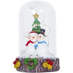 Creatieve Kerstman Sneeuwpop Verlichting Ornament Party Garden Festival Decor Met Hars Base Vrolijk Kerst Cadeaus Willekeurige Kleur