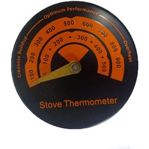 Multifunctionele Magnetische Kachel Thermometer Oven Temperatuur Meter Voor Hout Brandende Kachels Gas Kachels Pelletkachels Thermometer