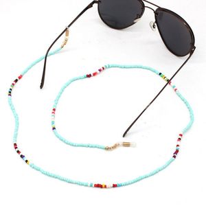 Mode Unisex Anti-Verloren Acryl Kralen Ketting Gezichtsmasker Lanyards Leesbril Chain Hals Bandjes Masker Cord Holder