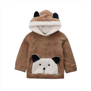 Warme Winter Warm Peuter Baby Jongen Meisje Faux Fur Fleece Sweatshirt Hoodies Kleding