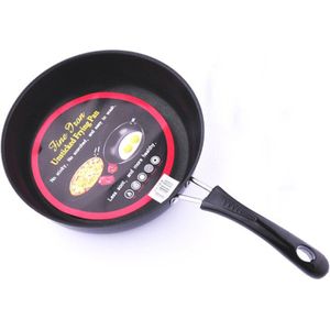 Koekenpan 16/18/20/22Cm Non-stick Koekenpan Ketel Inductie Kookplaat Wok Pan Brood pizza Ei Pan Gasfornuis Pannenkoek Pan Voor Thuis