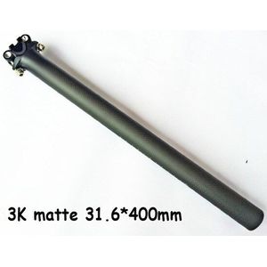 Asisu Een Carbon Zadelpen 27.2/31.6Mm Matte 3K Carbon Fiber Mtb/Road Fietsen Ccarbon Fiber Seat post Licht 238G Seat Tuble