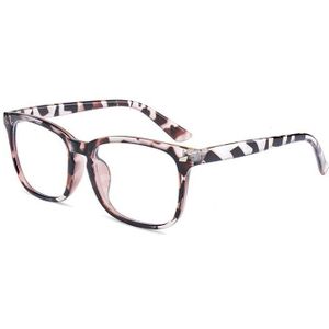 Elbru Anti Blue Ray Spektakel Brilmonturen Voor Vrouwen Mannen Unisex Vierkante Transparante Brillen Frame Retro Bloemen Brillen Mannelijke