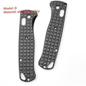 1 Paar Aluminium Antislip Diy Handvat Weegschalen Patches Voor Benchmade Bugout 535 Vervanging Reparatie Gereedschap Onderdelen