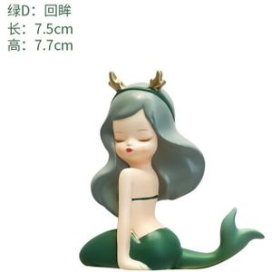Mooie 3D Mermaid Switch Box Socket Muurstickers Sea-Meid Prinses Babykamer Miniatuur Aquamarijn Woondecoratie Accessoires