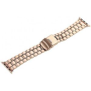 Vervanging Band, Roestvrij Staal Roestvrij Staal Roestvrij Stalen Armband Voor Apple Horloge 42Mm, Rose Goud, rose Gold