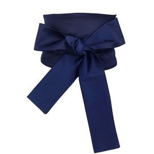 Satijnen Stof Brede Riem Voor Vrouwen Paars Blauw Roze Self-Tie Bandage Jurk Riem Voor Dames Afslanken corset Gordel Riemen