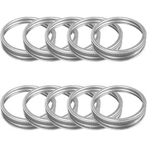 12Pcs Brede Mond Deksels Mason Pot Deksels Lekvrije Veilige Mason Inblikken Pot Caps Voor Mason Weckpotten Diameter 70Mm 86Mm