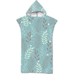 Bad Strand Handdoek Met Kap Microfiber Hooded Gewaad Handdoek Poncho Zwemmen Strand Surfen Vrouw Badjas Beachwear