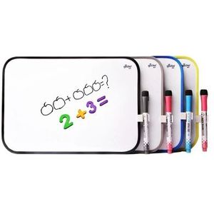 28*35Cm Plastic Zachte Rand Schrijfbord Kleine Witte Board Kinderen Opknoping Kantoor Tutoring Magnetische Prikbord Notepad