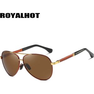 RoyalHot Mannen Vrouwen Gepolariseerde Aloy Oval Frame Zonnebril Rijden Zonnebril Shades Óculos masculino Mannelijke 900224