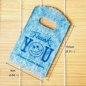 Smile Dank u Plastic Envelop Leuke Mini Plastic Zak DIY School Briefpapier Opbergzakken Party Envelop 50pcs