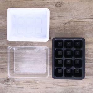 5 Sets 12 Gaten Trays Herbruikbare Zaad Groeien Doos Zaden Ontkiemen Doos Voor Kwekerij