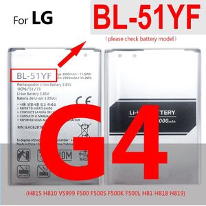 BL-42D1F Batterij Voor Lg G5 G6 G7 G8 Thinq/G2 G3 G4 Mini G3S G3C G4S G4C H850 H820 h830 H831 H840 H868 H860 LS992 US992 Bl 42DIF