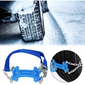 2PCS Autoband Winter Rijbaan Veiligheid Anti-slip Tire Sneeuwketting voor Auto Emergency Rescue Anti- skid Boord Auto Accessoires