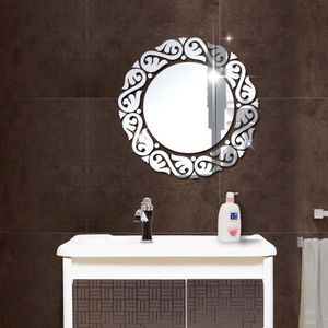 Acryl DIY decoratieve spiegel muurstickers milieuvriendelijke hoogwaardige woonkamer slaapkamer decoratieve spiegel