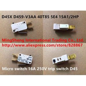 100% D45X D459-V3AA Duitsland invoer micro schakelaar 16A 250 v trip switch 40T85 5E4 15A1/2HP
