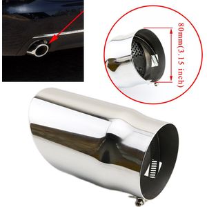 80mm 3.15 ""Universele Auto Achter Uitlaat Uitlaat Uitlaat Tips Cover Trim Fit Voor Diameter Tussen 65mm- 78mm Model