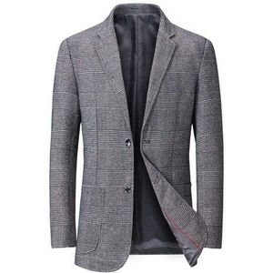 Lente Mannen Plaid Blazer Mode Business Casual Mannen Slim Jasje Grote Maat Casual Banket Wedding Party club Jurk