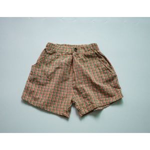 Koreaanse Stijl Zomer Unisex Kinderen Plaid Shorts Chic Casual Broek Peuters Kinderen Shorts 2-7y