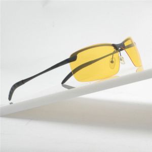 Geel Lense Night Vision Rijden Bril Mannen Gepolariseerde Rijden Zonnebril Polaroid Goggles Verminder Glare FML