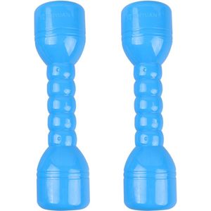1 Paar Plastic Dumbbells Ergonomische Kinderen Ochtend Oefening Halters Hand Bar Voor Kleuterschool
