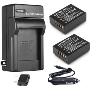 Batterij (2-Pack) + Lcd Usb Dual Charger Voor Fujifilm NP-W126, NPW126, NP-W126S, NPW126S, NP-W 126S Oplaadbare Lithium-Ion