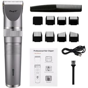 Ckeyin Professionele Kapsel Machine Elektrische Tondeuse Verstelbare Elektrische Scheren Titanium Keramische Mes Tondeuse Low Noise