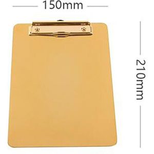 1Pc Metalen Bestand Board Clip Schrijfblok Multifunctionele Menu Map Matten Kantoor Bestanden Klembord Clips, schrijfbord Ondersteuning Houder