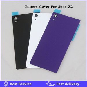 Voor Sony Xperia Z2 D6543 L50W D6503 Behuizing Achter Glas Back Battery Cover Deur Cover Met NFC Antenne Vervangende Onderdelen