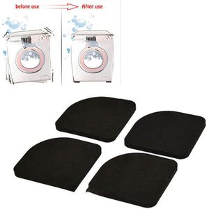 4 Pcs Koelkast Wasmachine Pad Multifunctionele Anti Trillingen Mat Antislipmatten Stand Koelkast Wasmachine Pads