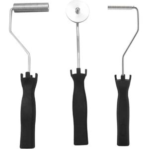 3Pcs 31Cm Glasvezel Roller Kit Bubble Paddle Tool Lamineren Roller Kit Voor Frp Mould Tool Borstel Roller winkelen