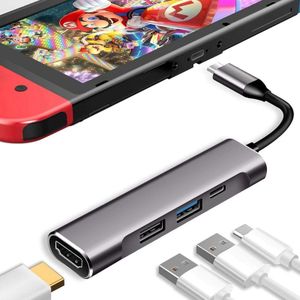 Usb Type C Naar Hdmi Multipoort Hub, USB-C (USB3.1) Adapter Pd Oplader Voor Nintendo Switch, draagbare 4K Hdmi Dock Voor Samsung Dex S