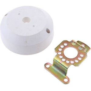 90 Angled Bezel Kit Boot Buitenboordmotor Binnenboord Motor Motor Helm Wit