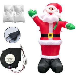 1 Set 120Cm/240Cm Opblaasbare Led Verlichting Kerst Kerstman Decoratie Outdoor Tuin Yard Blow Up Halloween props Speelgoed