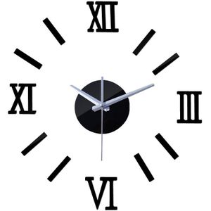 Quartz Horloge 3d Acryl Spiegel Sticker Reloj De Pared Horloge Wandklok Grote Decoratieve Woonkamer Naald Korte