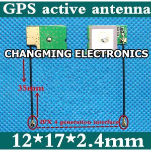 Ingebouwde GPS actieve antenne dunne 12*17*2. 4mm keramische 12*12*2mm smart dragen horloges (working100 % ) 1 STKS