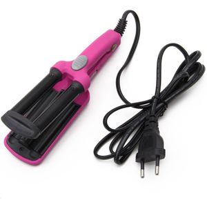 Mini Keramische Haar Crimper Curler Krultang Tong Modellering Zwaaien Wand Roller Salon Draagbare Elektrische Haar Styling Tool