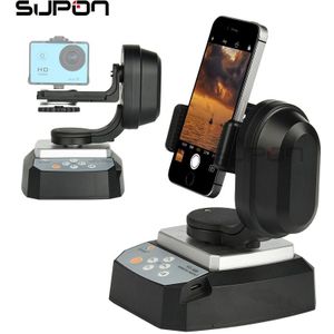 SUPON YT-500 Smart Go Pro Panoramisch PTZ Met Draadloze Afstandsbediening Pan Titel Voor Telefoon SLR camera Web Webcast