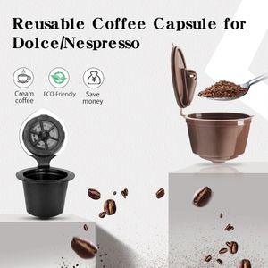 Upgrade 3rd Herbruikbare Voor Dolce Gusto Koffie Capsule Voor Nespresso Filter Nescafe Machine Herbruikbare Koffie Filter