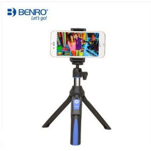 Benro MK10 Desktop 4 In 1 Uitschuifbare Selfie Stok Live Houder Bluetooth Afstandsbediening Voor Iphone Gopro Huiwei Mi Telefoon