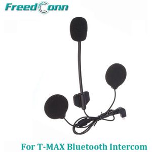 Freedconn Colo T-COM-SC/Vb Harde Draad Oortelefoon &amp; Speaker Voor Motorfiets Open / Half Gezicht Helm Bluetooth Intercom Headset